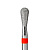 856.104.237.070.033 КМИЗ Обратный конус (груша) 3,3 красная 